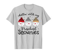 Load image into Gallery viewer, Funny shirts V-neck Tank top Hoodie sweatshirt usa uk au ca gifts for Chillin' With My Preschool Snowmies Christmas Teacher Gifts T-Shirt 1139224
