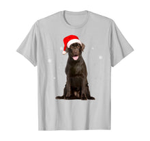 Load image into Gallery viewer, Funny shirts V-neck Tank top Hoodie sweatshirt usa uk au ca gifts for Santa Chocolate Labrador Christmas Gift T-Shirt 373279