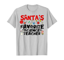 Load image into Gallery viewer, Santa's Favorite Science Teacher Christmas T-Shirt