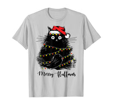 Load image into Gallery viewer, Funny shirts V-neck Tank top Hoodie sweatshirt usa uk au ca gifts for Merry Fluffmas Cats With Santa Hat Merry Christmas Gifts T-Shirt 240498