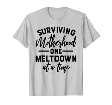 Load image into Gallery viewer, Funny shirts V-neck Tank top Hoodie sweatshirt usa uk au ca gifts for Surviving Motherhood one Meltdown at a time T-shirt 2004929