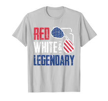 Load image into Gallery viewer, Red White Legendary American Sunglasses 4th of July Shirt 1012338
