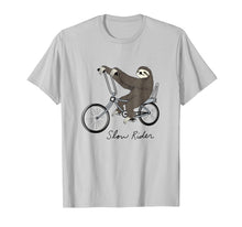 Load image into Gallery viewer, Funny shirts V-neck Tank top Hoodie sweatshirt usa uk au ca gifts for Slow Rider Sloth T-shirt Sloth Biking Shirt Funny Sloth Tee 257396