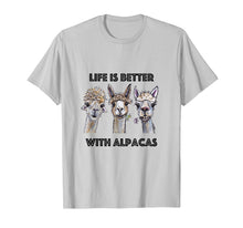 Load image into Gallery viewer, Funny shirts V-neck Tank top Hoodie sweatshirt usa uk au ca gifts for Life is Better with Alpacas Shirt, Alpaca Lover Shirt 1928810