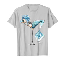 Load image into Gallery viewer, Mermaid In Cocktail Glass Tshirt Cute Mermaid Lover Gifts