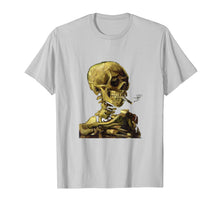 Load image into Gallery viewer, Funny shirts V-neck Tank top Hoodie sweatshirt usa uk au ca gifts for Vincent Van Gogh - Smoking Skeleton 1932392