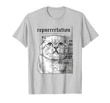Load image into Gallery viewer, Taylor White Cat Tee Swift Rep Tour T-Shirt