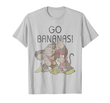 Load image into Gallery viewer, Funny shirts V-neck Tank top Hoodie sweatshirt usa uk au ca gifts for Nintendo Donkey Kong Go Bananas Vintage Graphic T-Shirt 771005