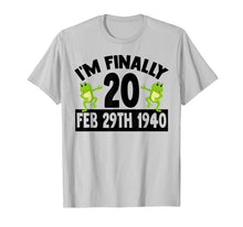 Load image into Gallery viewer, I'm Finally 20 Leap Year 80 Year Old Grandparents 80th Bday T-Shirt-2049068