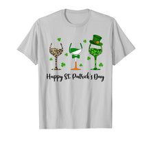 Load image into Gallery viewer, Irish Gifts Three Wine Glasses Shamrock St Patrick's Day TShirt840834