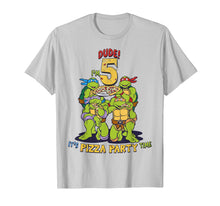 Load image into Gallery viewer, Teenage Mutant Ninja Turtles I'm 5 Dude Pizza Birthday Party T-Shirt 203533