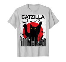 Load image into Gallery viewer, Vintage Catzilla - Japanese Cat Style - Retro Sunset Kitten T-Shirt