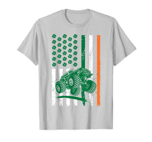 Load image into Gallery viewer, Irish American Flag Monster Truck St Patrick's Day Gift T-Shirt-4144668
