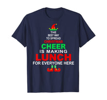 Load image into Gallery viewer, Lunch Lady Christmas Gift - Elf Christmas Cheer T-Shirt