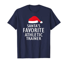 Load image into Gallery viewer, Funny shirts V-neck Tank top Hoodie sweatshirt usa uk au ca gifts for Santa's Favorite Athletic Trainer Funny Christmas Gifts T-Shirt 785179
