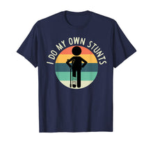 Load image into Gallery viewer, I Do My Own Stunts T Shirt Get Well Gift Funny Injury Leg T-Shirt 412022