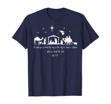 Load image into Gallery viewer, Funny shirts V-neck Tank top Hoodie sweatshirt usa uk au ca gifts for Christian Bible Verse Costume Christmas Nativity Luke 2:11 T-Shirt 609529