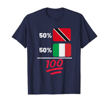 Load image into Gallery viewer, Trinidadian Plus Italian Mix Heritage Flag T-Shirt