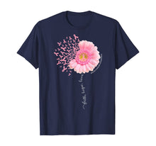 Load image into Gallery viewer, Daisy Dandelion Faith Hope Love Breast Cancer Awareness T-Shirt 91523