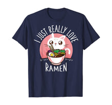 Load image into Gallery viewer, Funny shirts V-neck Tank top Hoodie sweatshirt usa uk au ca gifts for Love Ramen Japanese Noodles T-Shirt Kawaii Anime Cat Gifts 118762