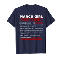 Load image into Gallery viewer, March girl facts is most known for human lie detector TShirt64393
