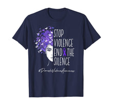 Load image into Gallery viewer, Stop Violence End Silence T-Shirt Domestic Violence Support T-Shirt 97589