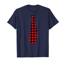 Load image into Gallery viewer, Funny shirts V-neck Tank top Hoodie sweatshirt usa uk au ca gifts for Merry Christmas Gifts For Mens Boys Buffalo Plaid Check Tie T-Shirt 786796