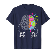 Load image into Gallery viewer, Neurodiversity brain Gift idea for Dyslexia ADHD Autism ASD T-Shirt
