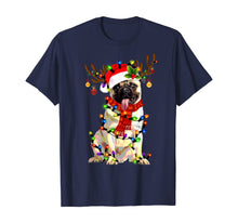 Load image into Gallery viewer, Funny shirts V-neck Tank top Hoodie sweatshirt usa uk au ca gifts for Funny Pug Dog Christmas Tee Reindeer Christmas Lights Pajama T-Shirt 118942