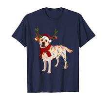 Load image into Gallery viewer, Funny shirts V-neck Tank top Hoodie sweatshirt usa uk au ca gifts for Santa Labrador retriever reindeer Light Christmas gifts T-Shirt 739416