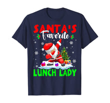 Load image into Gallery viewer, Funny shirts V-neck Tank top Hoodie sweatshirt usa uk au ca gifts for Santa's Favorite Lunch Lady Cute Lunch Lady Christmas Gifts T-Shirt 331980
