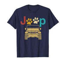 Load image into Gallery viewer, Funny shirts V-neck Tank top Hoodie sweatshirt usa uk au ca gifts for Vintage Jeeps Retro 70s Sunset Paw Print Dog Cat Lover Gift T-Shirt 144321
