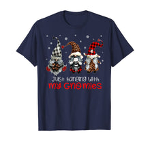 Load image into Gallery viewer, Funny shirts V-neck Tank top Hoodie sweatshirt usa uk au ca gifts for Three Gnomes In Red Christmas Just Hanging With My Gnomies T-Shirt 526093