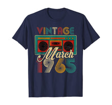 Load image into Gallery viewer, March 1965 Limited Edition Vintage Gifts 55th Birthday TShirt407294