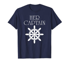 Load image into Gallery viewer, Funny shirts V-neck Tank top Hoodie sweatshirt usa uk au ca gifts for Mens Funny Cruise Her Captain His Anchor Couple Shirt 677825