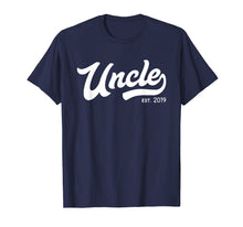Load image into Gallery viewer, Uncle Est 2019 New Uncle Gift Father's Day T-Shirt