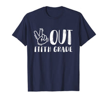 Load image into Gallery viewer, Funny shirts V-neck Tank top Hoodie sweatshirt usa uk au ca gifts for Peace Out Fifth Grade Graduation Shirt Last Day of School 217808