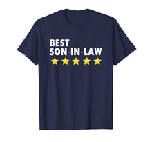 Load image into Gallery viewer, Funny shirts V-neck Tank top Hoodie sweatshirt usa uk au ca gifts for Mens Best Son-In-Law T-Shirt 5 Star Funny Men Gifts Tee Shirts 3533525