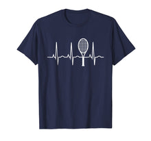Load image into Gallery viewer, Tennis Heartbeat Shirt Best Tennis Gift Tee for Players Fans