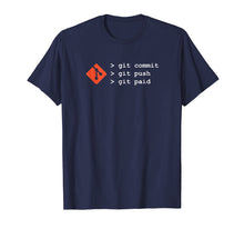 Load image into Gallery viewer, Funny shirts V-neck Tank top Hoodie sweatshirt usa uk au ca gifts for Git TShirt - Commit Push Paid Funny Coding Programming Shirt 278988