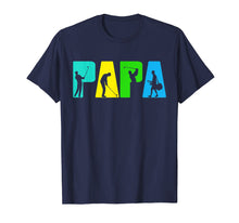 Load image into Gallery viewer, Retro Golfing Papa Tee Shirt. Golf Gifts For Fathers Day