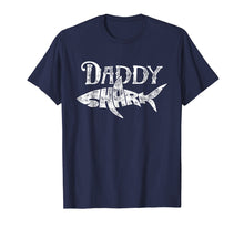 Load image into Gallery viewer, Daddy Shark T Shirt Fathers Day Gifts Family Matching Dad