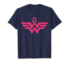 Load image into Gallery viewer, Funny shirts V-neck Tank top Hoodie sweatshirt usa uk au ca gifts for Breast Cancer Awareness Shirt-Wonder Hero Woman 458614