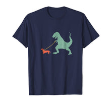 Load image into Gallery viewer, Funny shirts V-neck Tank top Hoodie sweatshirt usa uk au ca gifts for Cute Dachshund Dinosaur Funny Wiener Dog T-shirt 469230