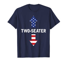 Load image into Gallery viewer, Two Seater Arrow 4th Of July American Flag Two-Seater Shirt