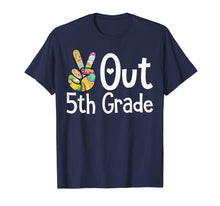 Load image into Gallery viewer, Peace 5th Grade Out Graduation Shirt Last Day of School Gift