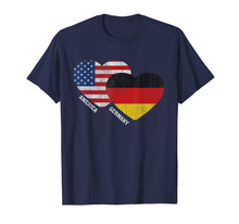 Load image into Gallery viewer, Funny shirts V-neck Tank top Hoodie sweatshirt usa uk au ca gifts for Germany Flag T-Shirt German American Flag Vintage Tee Shirt 1787475