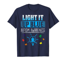 Load image into Gallery viewer, Funny shirts V-neck Tank top Hoodie sweatshirt usa uk au ca gifts for Light It Up Blue Autism Awareness Shirt Support Autism Kids 871358