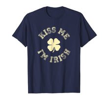 Load image into Gallery viewer, Funny shirts V-neck Tank top Hoodie sweatshirt usa uk au ca gifts for Kiss Me I'm IRISH Shirt St Saint Patrick's Day T-shirt 1770664