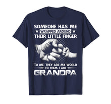 Load image into Gallery viewer, Funny shirts V-neck Tank top Hoodie sweatshirt usa uk au ca gifts for Someone Has Me Wrapped Around Their Little Finger T-Shirt 725318